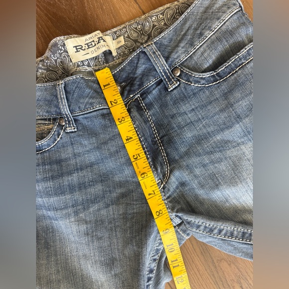 Ariat Real Denim Women's Size 30r x32 Jeans Bootcut Medium Wash Western - Picture 9 of 11
